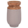 Vazo dyshemeje dekorative Linter HM4662.05S, fiber cement, 34x60 cm, gri mat