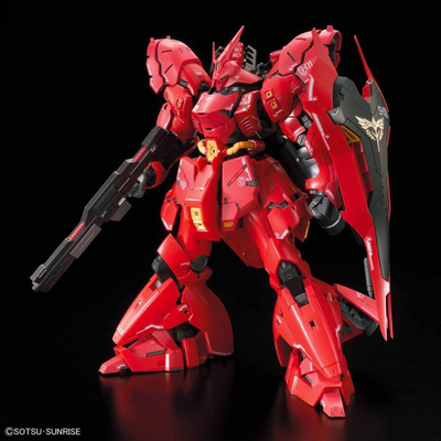 Model kit Bandai Gundam RG MSN-04 Sazabi, 1/144, 18 cm, i kuq