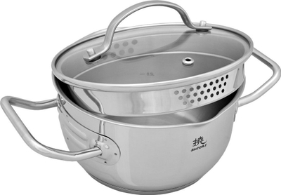 Tigan me induction Shiori Steel Series Pro 316, 16 cm, 1.5L, prej çeliku inoks