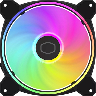 Ventilator për kasë kompiutri Cooler Master MasterFan MF140 HALO², 140mm, ARGB, i zi
