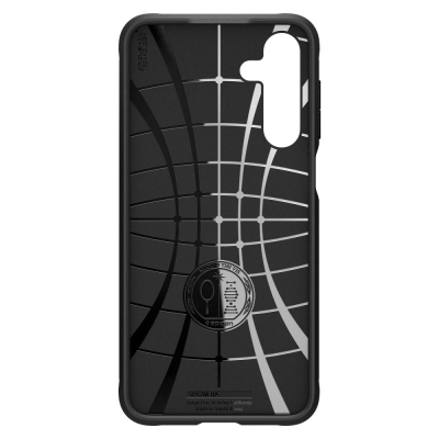 Kllëf telefoni Spigen Rugged Armor, i butë fleksibël, për Samsung Galaxy, i zi mat