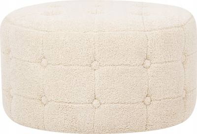 Tabure Beliani TAMPA, boucle, Ø55 cm, bezhë