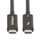 Кабел Thunderbolt 4 StarTech.com, 2m, 40Gbps, 100W PD, црн
