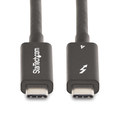 Кабел Thunderbolt 4 StarTech.com, 2m, 40Gbps, 100W PD, црн