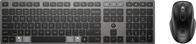 Set tastierë dhe maus wireless HP 720, multi device, i rikarikueshëm, gri