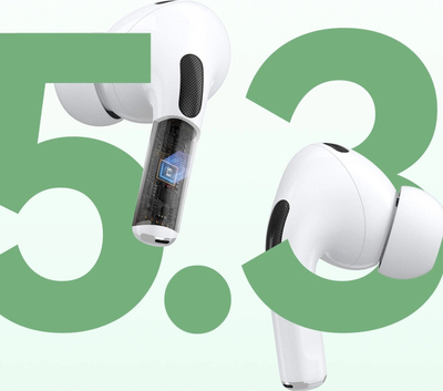 Kufje in ear Dudao U19, TWS, Bluetooth 5.3, e bardhë
