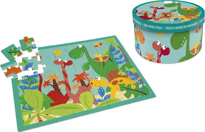 Puzzle Dino World PSI Scratch, 40 copa, shumëngjyrësh