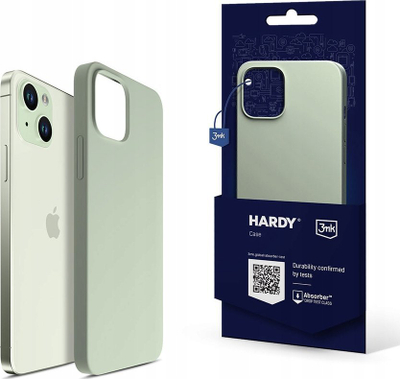 Mbrojtëse telefoni 3MK Hardy Case për iPhone 15 6.1", MagSafe, jeshile
