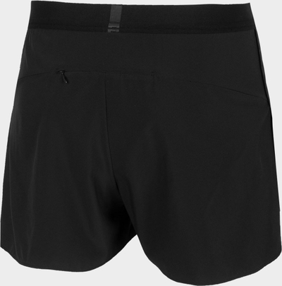 Shorce sportive 4F H4L22 SKMF012, Regular Fit, me xhep mbrapa, ngjyrë e zezë
