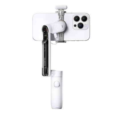 Stabilizues dore Insta360 Flow Creator, 3 aksësh, për smartphone, i bardhë