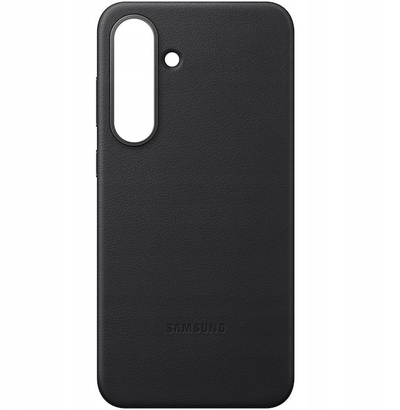 Futrollë Samsung Kindsuit Faux Leather për Galaxy S25 FE, lëkurë sintetike, e zezë