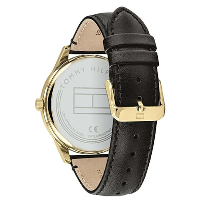 Orë dore për burra Tommy Hilfiger, e zezë
