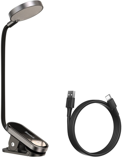 Llambë me kapëse Baseus, LED, 3W, e zezë