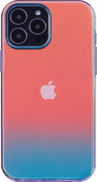Futrollë telefoni Hurtel Aurora Case për iPhone 13 Pro Max, xhel transparente, efekt iridescent, ari
