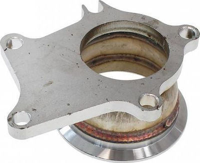 Flanxhë downpipe TurboWorks T3 T4, çelik inoksi, 75mm