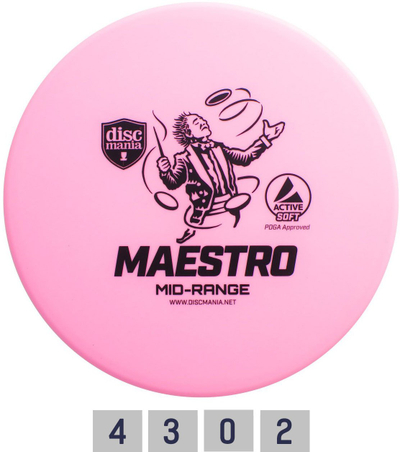 Set disc golf Discmania Active 3, 3 disqe, për fillestarë, shumëngjyrësh