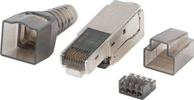Prizë AC pa vegla LANBERG RJ45 (8P8C), Kat.6A FTP