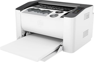 Printer lazer HP Laser 107w, bardhezi, wireless, i bardhë