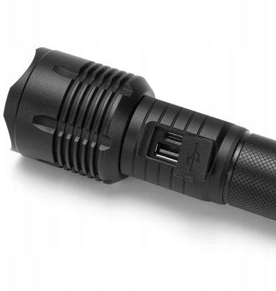 Elektrik dore taktike LED Joway, 6000mAh, 550 lumen, IPX4, alumin i zi