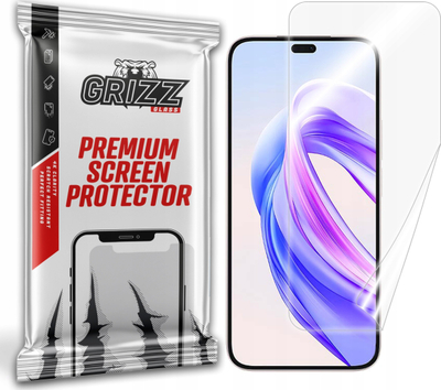 Film mbrojtës keramik GrizzGlass CeramicFilm për Honor X50i Plus, transparencë e lartë, montim i lehtë, transparent