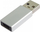 Adapter USB PremiumCord, USB-A mashkull në USB-C femër, USB 3.2 Gen 1, 5 Gbps, trup alumini