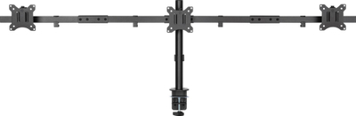 Mbajtës tavoline për monitor InLine, 3x 32", maksimumi 7 kg, i zi