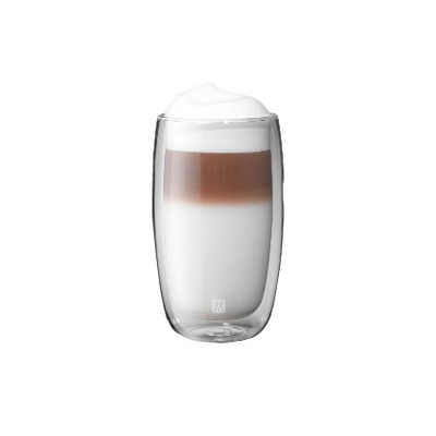 Set gotash latte macchiato Zwilling Sorrento, 350 ml, 2 copë, transparent