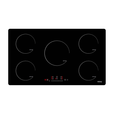 Plan gatimi me induksion IsEasy, 5 zona, 90cm, 8600W, i zi