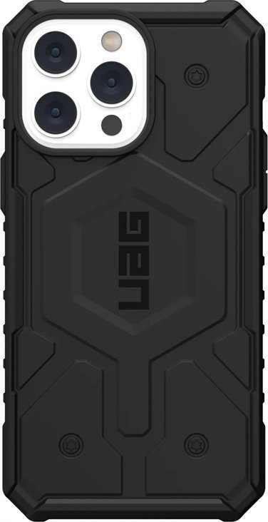 Mbrojtëse telefoni UAG Pathfinder për iPhone 14 Pro Max, me MagSafe, mban rënie, ngjyrë e zezë
