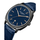 Ora burrash Lee Cooper LC08248.099, kuarc, rezistencë uji 50m, blu