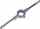 Mbajtës filiere DEDRA 07A011, M3 M12, 210mm, metalik gri
