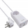 Karikues muret InLine GaN 65W, 2x USB C, 1x USB A, prizë 230V, i bardhë