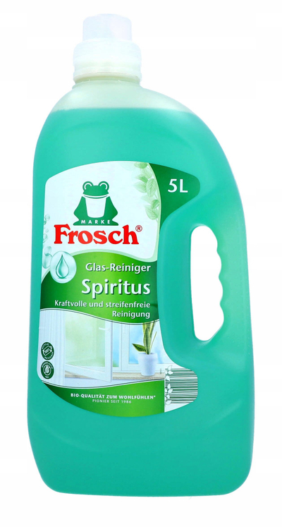 Lëng pastrimi Frosch për dritare, 5L, mbushje, i tejdukshëm