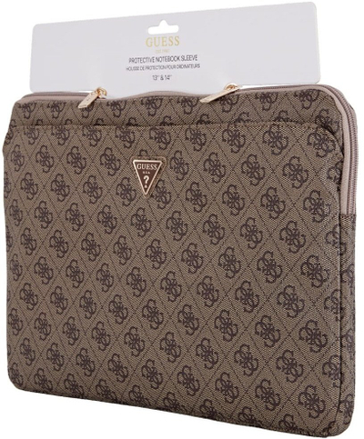 Futrollë laptopi Guess GUCS14ZP4DPTW, 14", xhep me zinxhir, kafe
