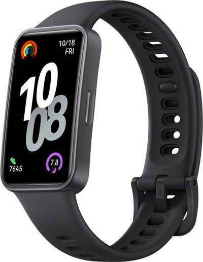 Byzylyk i zgjuar Huawei Band 10, ekran 1.47" AMOLED, kundra ujit 5ATM, i zi