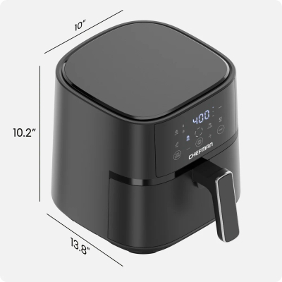 Fritezë Chefman TurboFry Touch Digital, 3.8L, e zezë