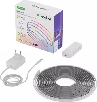 Shirit LED Nanoleaf Addressable Light Strip Starter Kit, 5 m, RGB, i bardhë