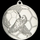 Medalje sporti Victoria Sport 13678997, futboll, çelik, ngjyrë argjendi