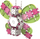 Lodër ndërtimi Clicformers Blossom Set, 150 copa, 4+ vjeç, me plot ngjyra