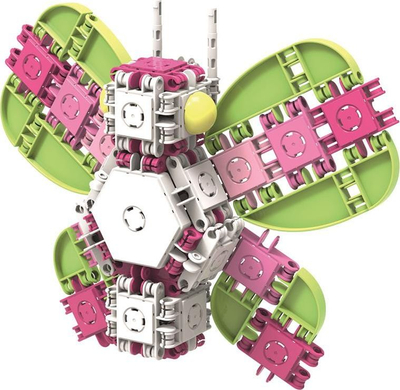 Lodër ndërtimi Clicformers Blossom Set, 150 copa, 4+ vjeç, me plot ngjyra