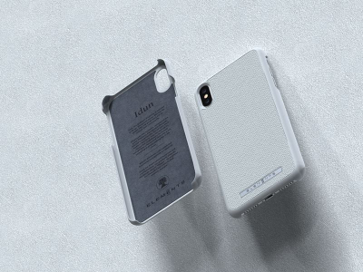 Futrollë Nordic Elements Original Idun për iPhone Xs Max, tekstil premium, kompatibile me karikim pa tel, gri e çelët