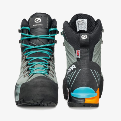 Çizme mali Scarpa Ribelle HD Women, për crampon gjysmë automatik, të larta, jeshile Conifer