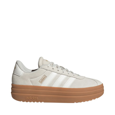 Atlete për goca Adidas VL Court Bold W JQ5633, lëkurë zamç natyrale, taban gome, të bardha