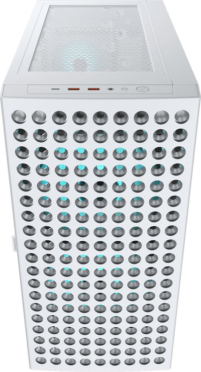 Kasa PC Cougar Airface Eco RGB, Mid Tower, ATX, e bardhë