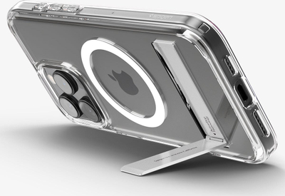 Mbështjellës telefoni Spigen Ultra Hybrid S MagSafe, për iPhone 16 Pro Max, transparent