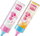 Set biberonash lodër Simba New Born Baby Magic Milk, 2 copë, 12 cm, për kukulla