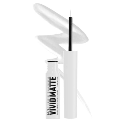Penel për sy Nyx Vivid Matte, 02 White, 2 ml