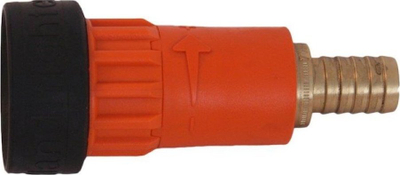 Përshtatës gypi Konjac, 19mm 3/4", lidhës i gjatë, portokalli