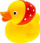 Lodër për banjo Hencz Toys Bath Duck with Headscarf, për foshnje, shumëngjyrëshe