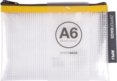 Çantë dokumentesh APLI Zipper Bag A6, 168x125mm, set 20 copë, shumëngjyrëshe